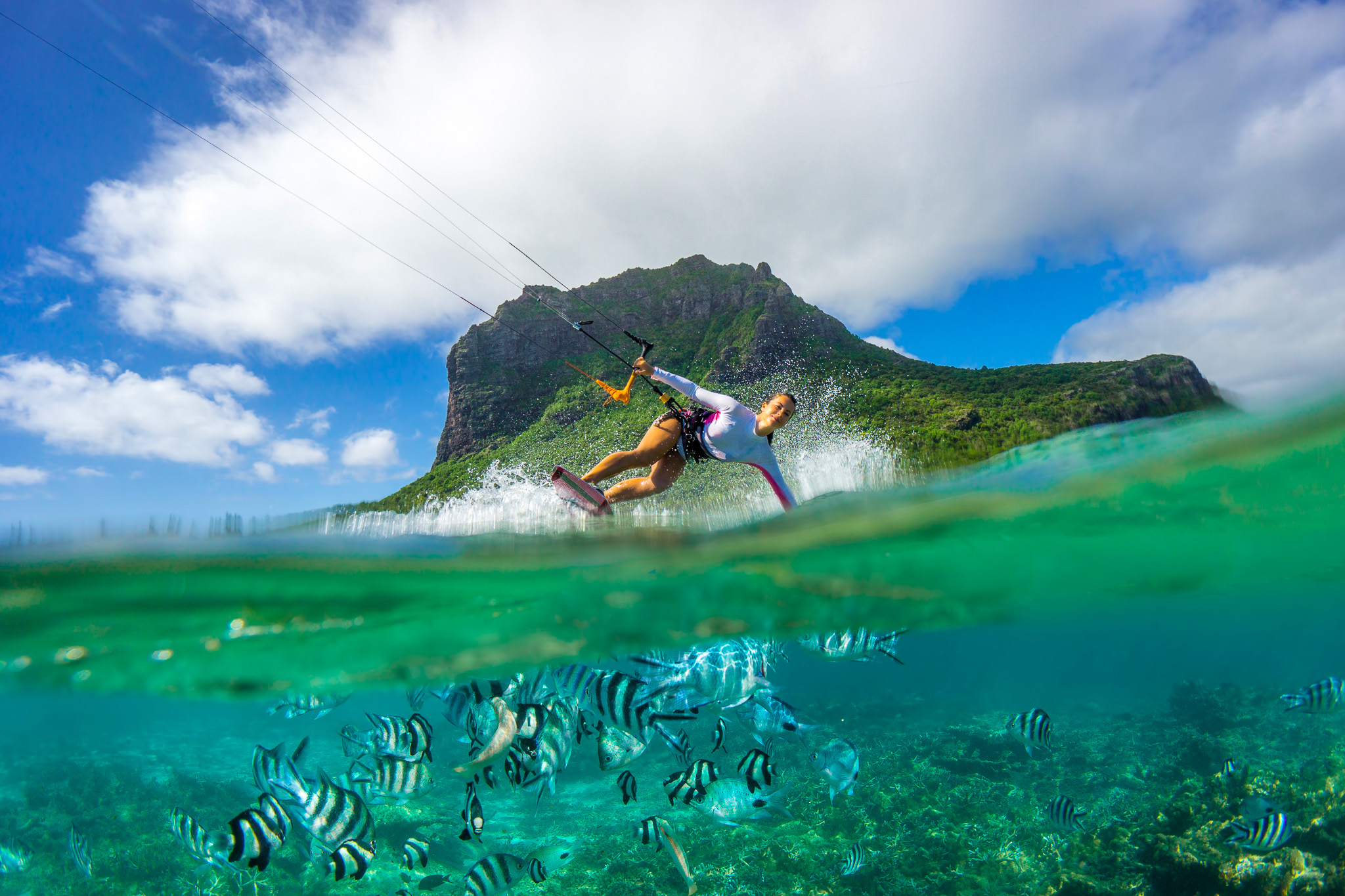 Kitsurf auf Mauritius