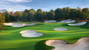 Golfplatz mittel UAE Dubai Jumeirah Golf Earth Course