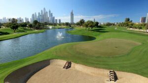 UAE Dubai Emirates Golf Majilis Course Bunker