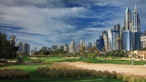 UAE Dubai Emirates Golf Majilis Course Green1