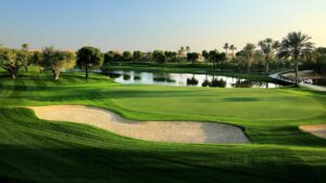 UAE Dubai Emirates Golf Majilis Course Loch 7