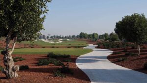 UAE Dubai Jumeirah Golf Earth Course Green 2