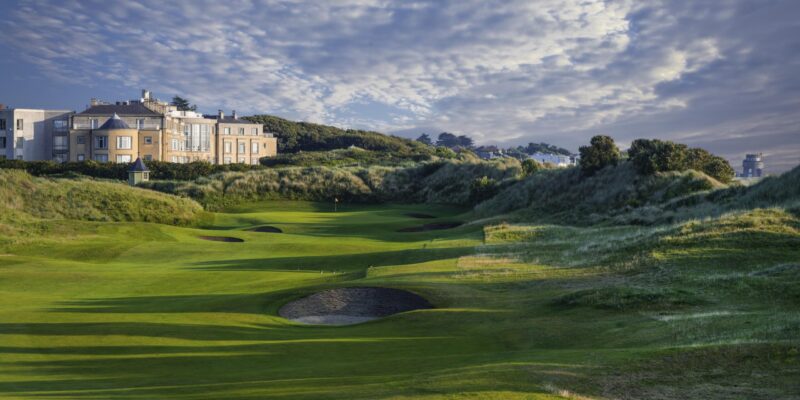 Resort hotel with a links course open to the public